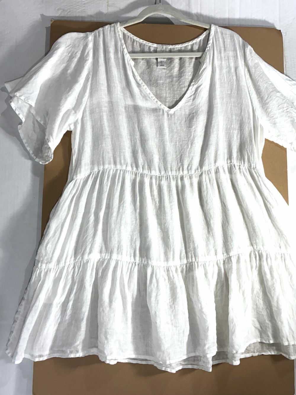 JOIE KINEN TIERED MINI DRESS